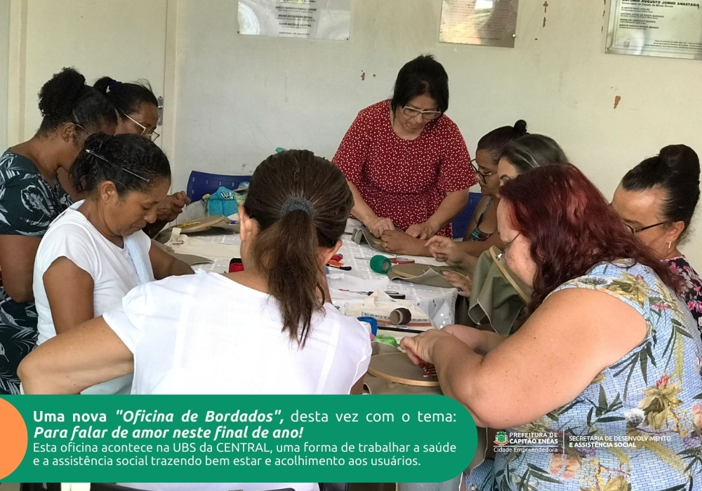 Oficinas de Bordados – Bairro Central