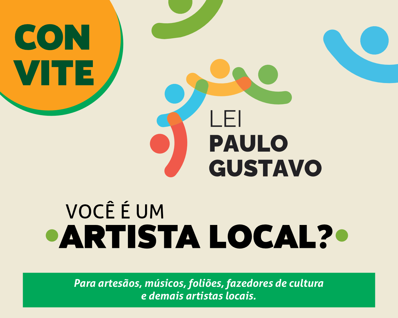 APRESENTAÇÃO DA LEI PAULO GUSTAVO – CONVITE