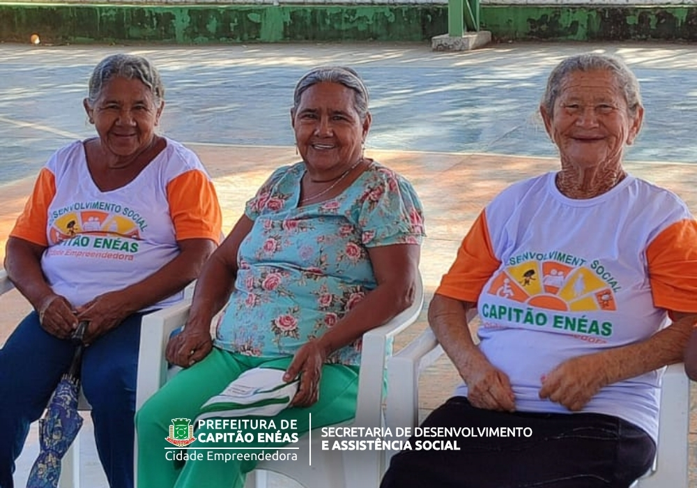Grupo de Idosos do Serviço de Convivência e Fortalecimento de Vínculos, Viva Feliz Idade, promoveu um dia de atividades sensorias divertidas.